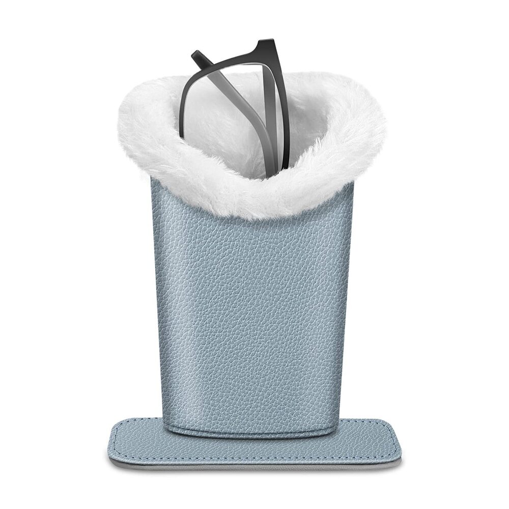 9664 Plush Lined Eyeglasses Holder, Glasses Stand Case, Anti-scratch